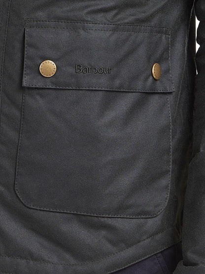 REELIN WAX JACKET Barbour Giubbino Uomo Mwx1106 Verde scuro