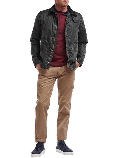 REELIN WAX JACKET Barbour Giubbino Uomo Mwx1106 Verde scuro
