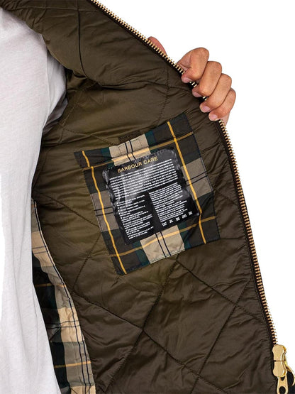 REELIN WAX JACKET Barbour Giubbino Uomo Mwx1106 Verde scuro