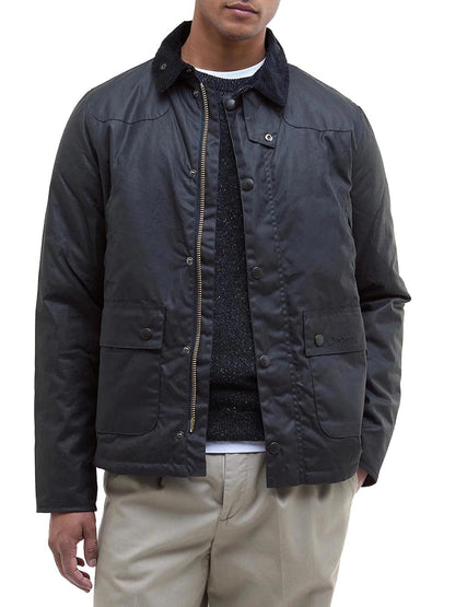 REELIN WAX JACKET Barbour Giubbino Uomo Mwx1106 Blu