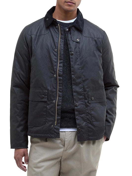 REELIN WAX JACKET Barbour Giubbino Uomo Mwx1106 Blu