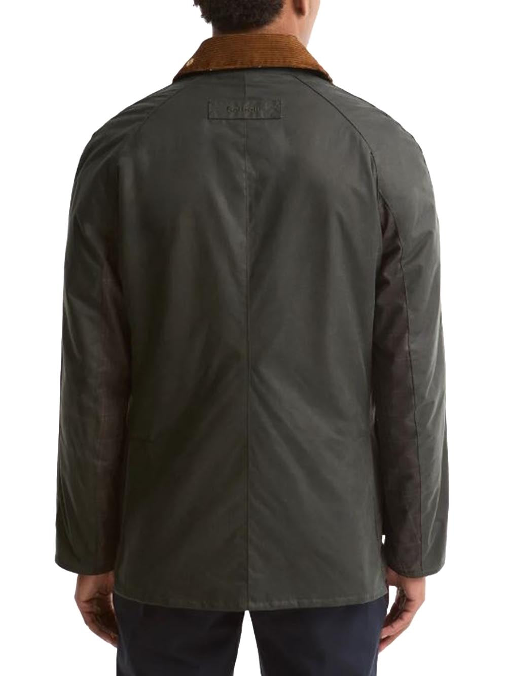 FESTIVE ASHBY WAX JACKET Barbour Giubbino Uomo Mwx2535 Verde