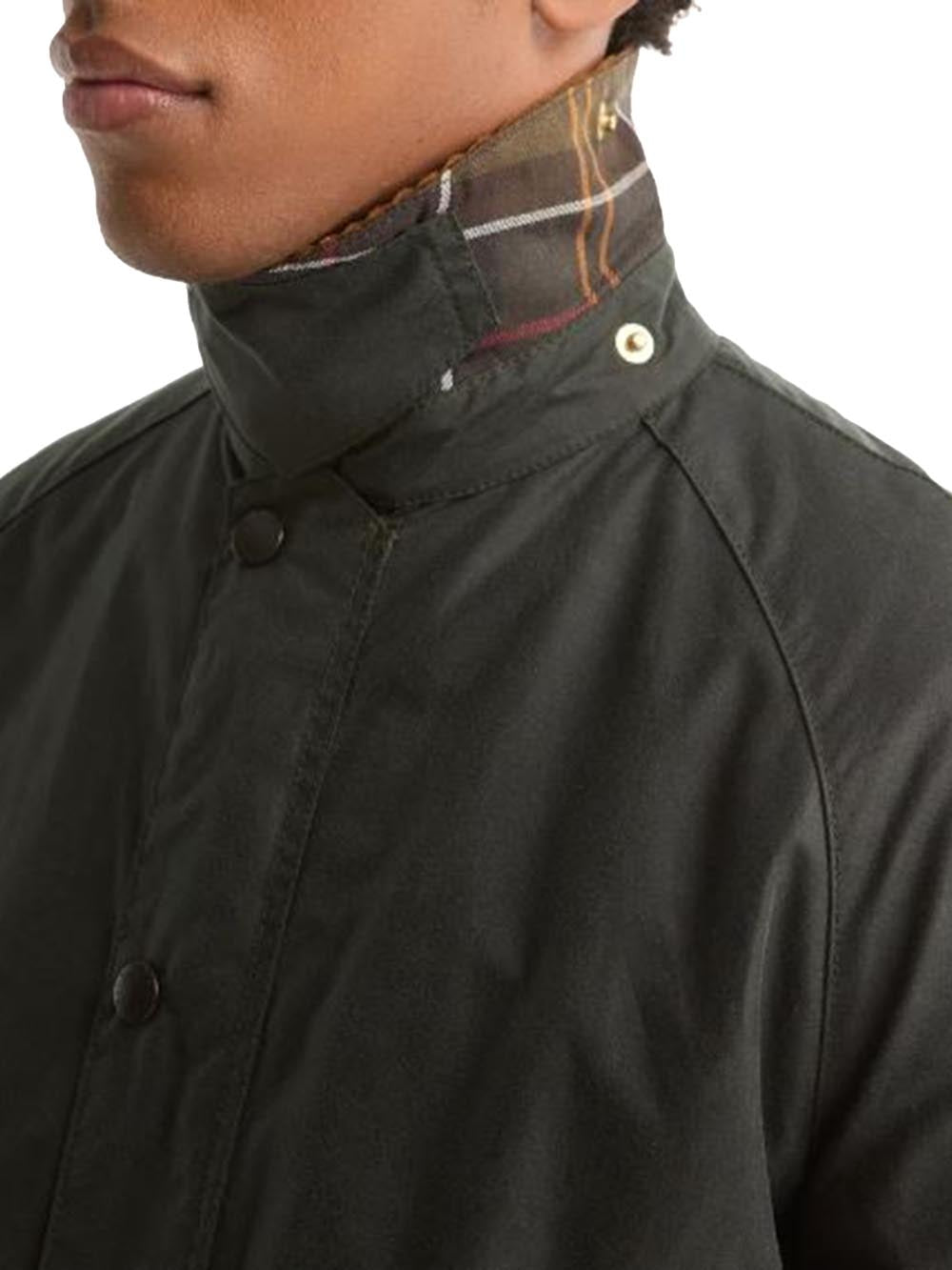 FESTIVE ASHBY WAX JACKET Barbour Giubbino Uomo Mwx2535 Verde