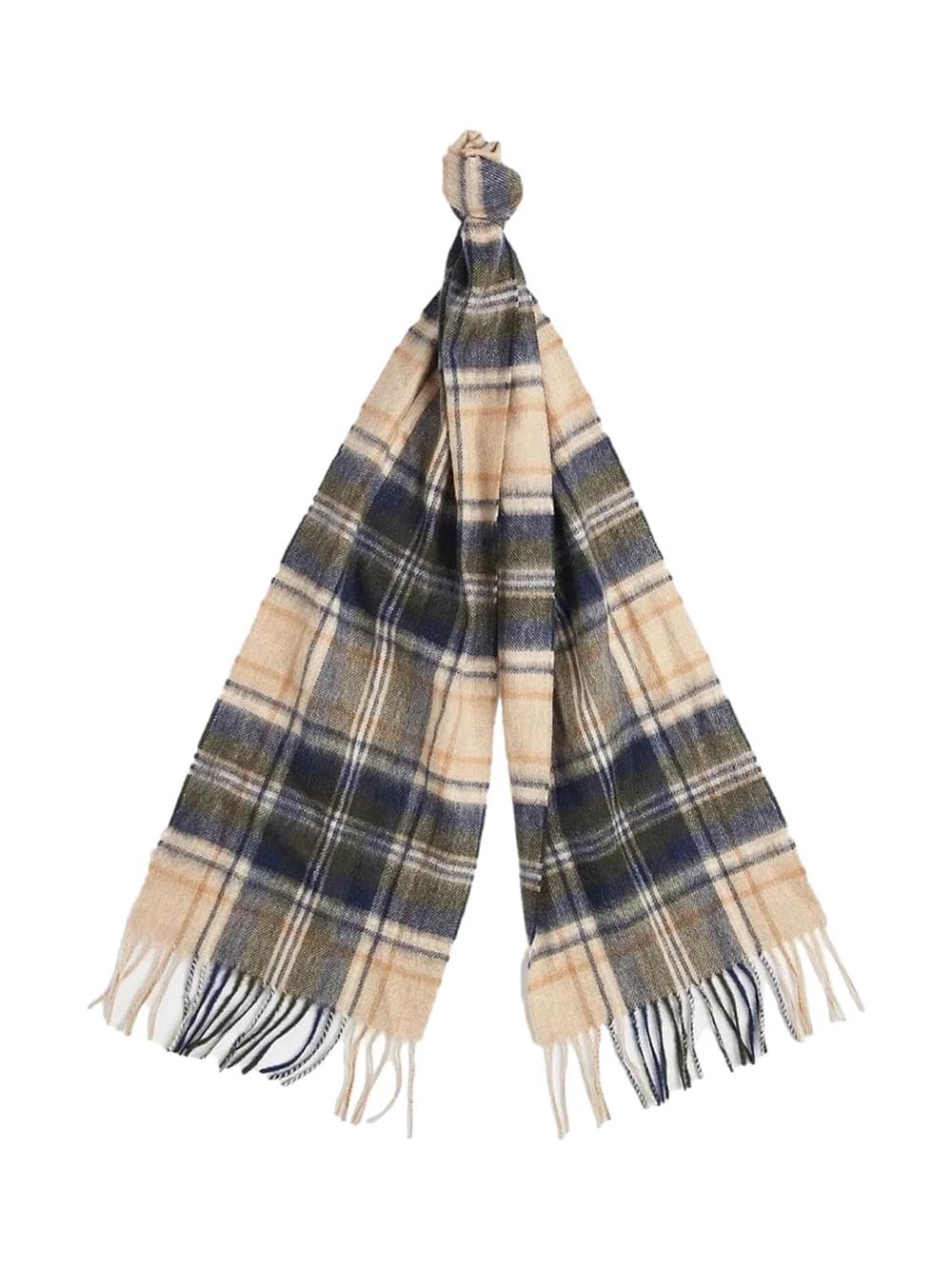 NEW CHECK TARTAN SCARF Barbour Sciarpa Uomo Usc0137 Blu/beige