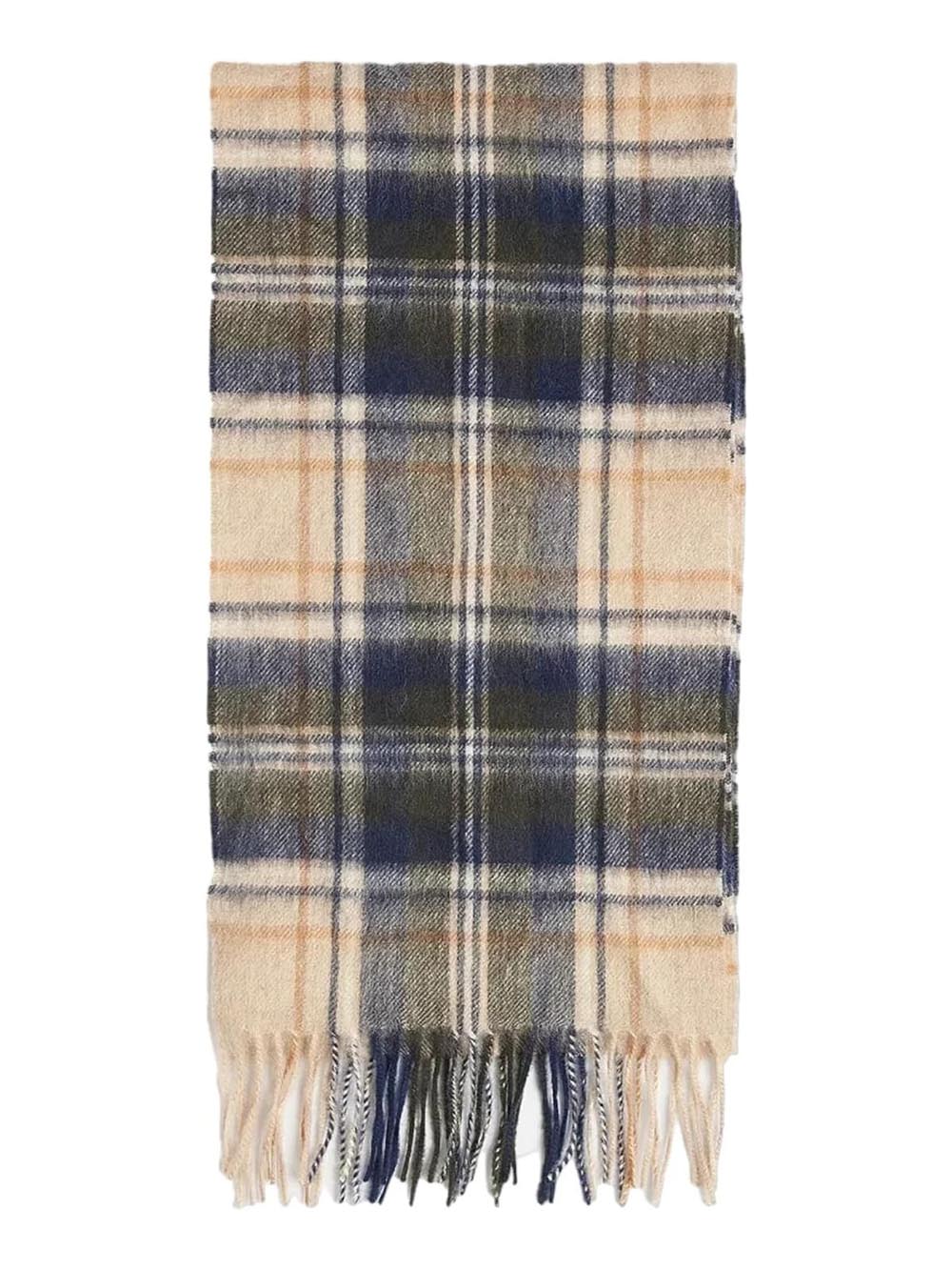 NEW CHECK TARTAN SCARF Barbour Sciarpa Uomo Usc0137 Blu/beige
