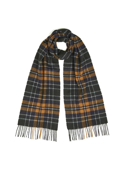 NEW CHECK TARTAN SCARF Barbour Sciarpa Uomo Usc0137 Verde/blu