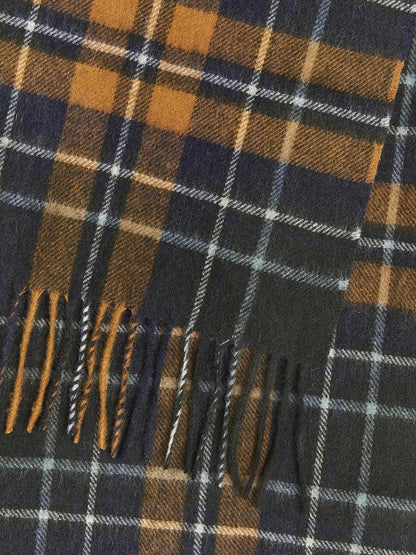 NEW CHECK TARTAN SCARF Barbour Sciarpa Uomo Usc0137 Verde/blu