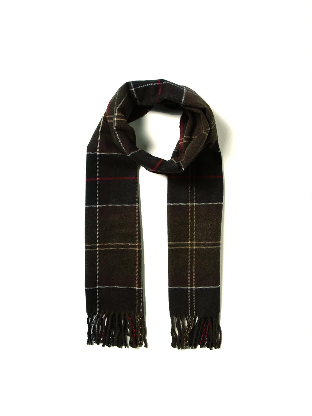 GALINGALE TARTAN SCARF Barbour Sciarpa Uomo Usc0300 Verde