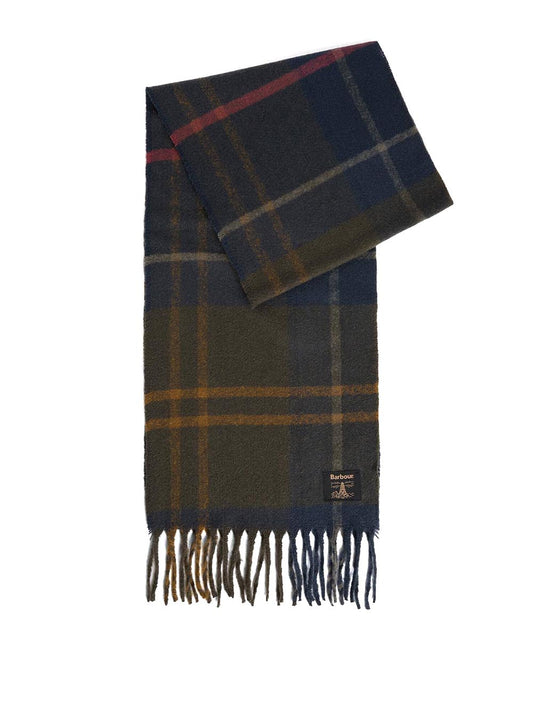 YORKLANE TARTAN SCARF Barbour Sciarpa Uomo Usc0403 Verde
