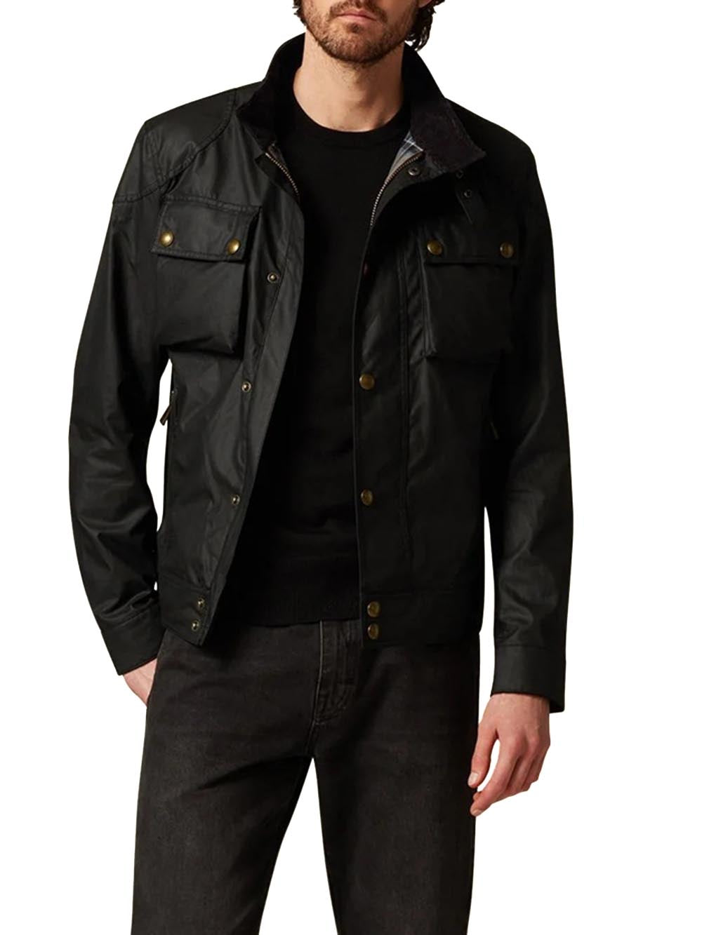 RACEMASTER JACKET Belstaff Giubbino Uomo 105306 Nero