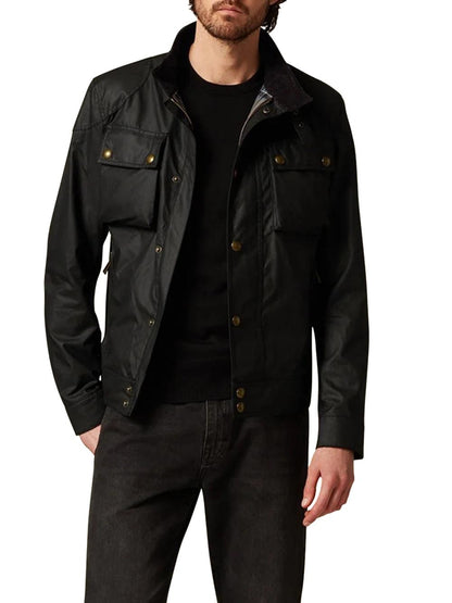 RACEMASTER JACKET Belstaff Giubbino Uomo 105306 Nero