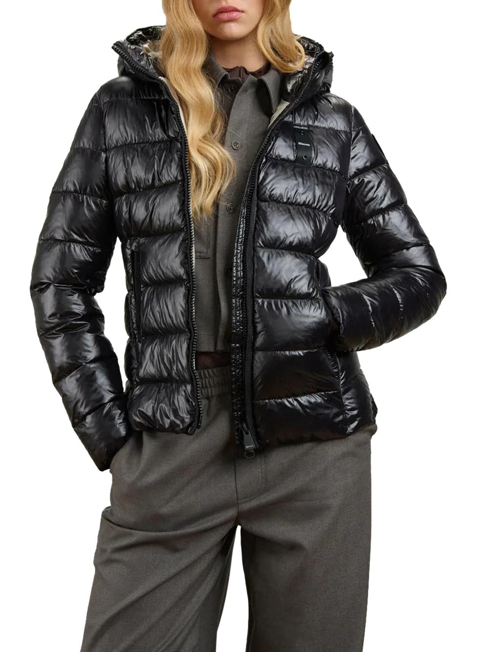 CAROLL Blauer Giubbino Donna 26wbldc02070 006648 Nero/beige