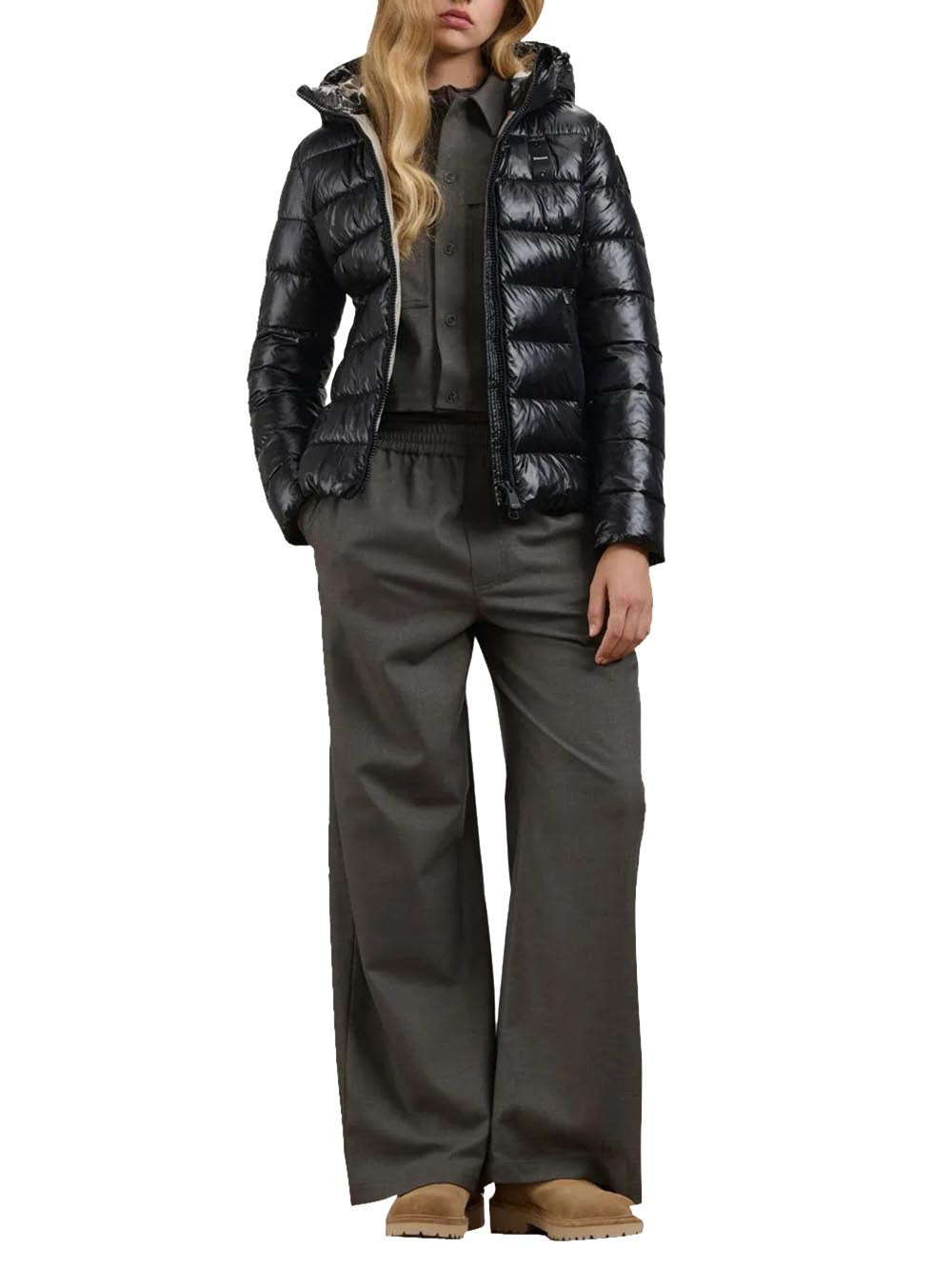 CAROLL Blauer Giubbino Donna 26wbldc02070 006648 Nero/beige