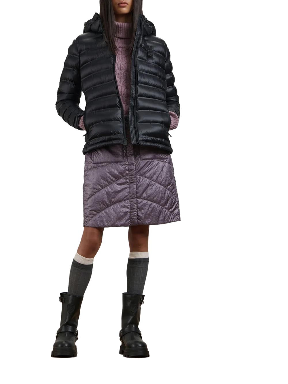 ELLIS Blauer Giubbino Donna 26wbldc02221 007284 Nero/grigio
