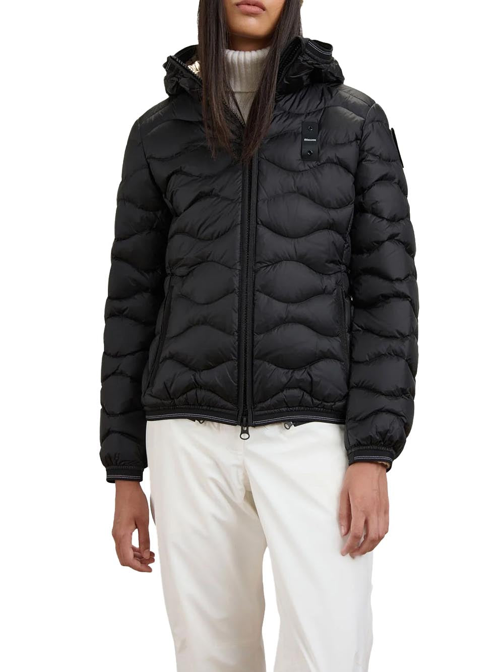 CAMELIA Blauer Giubbino Donna 26wbldc03033 006047 Nero/beige