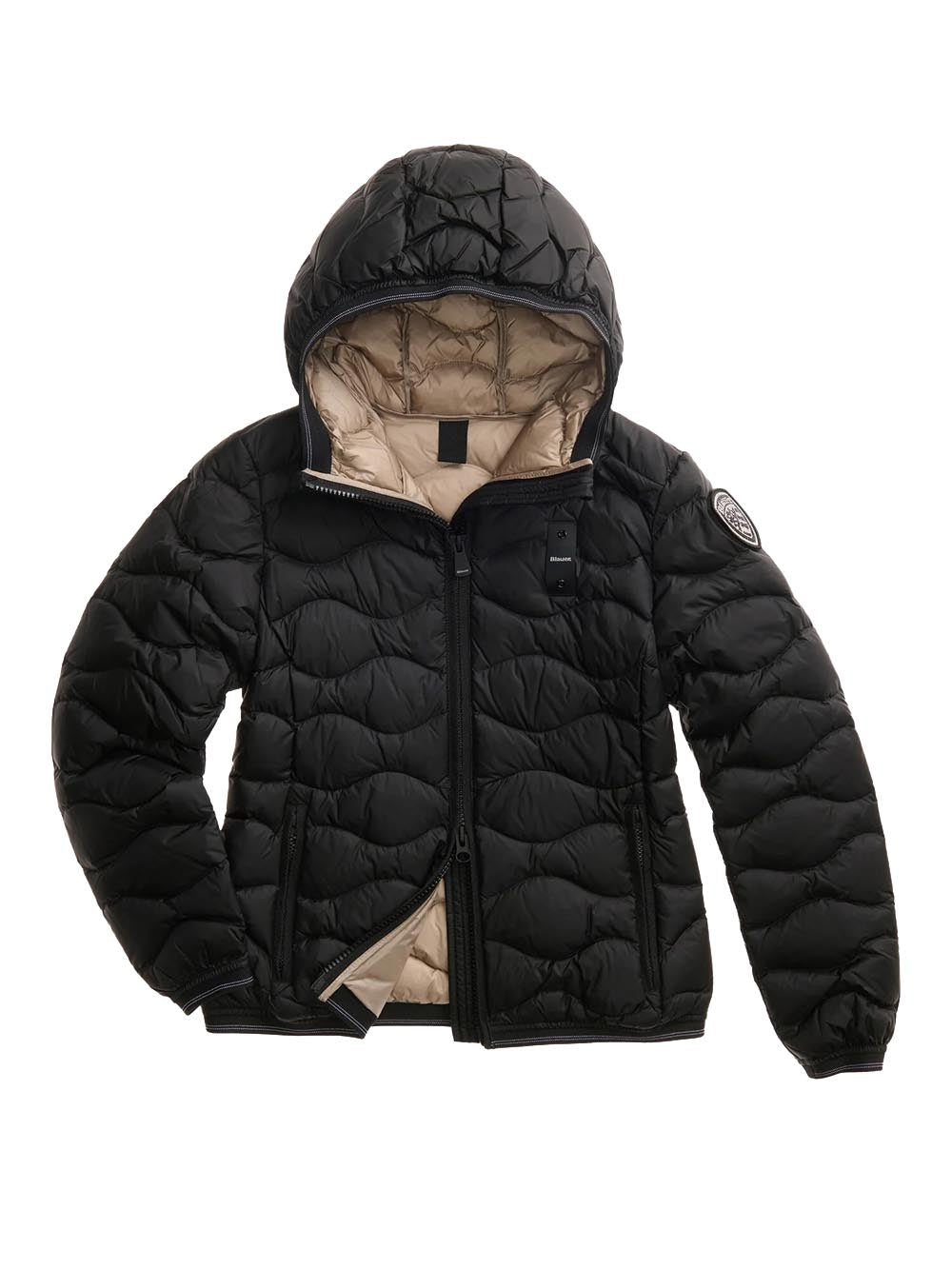 CAMELIA Blauer Giubbino Donna 26wbldc03033 006047 Nero/beige