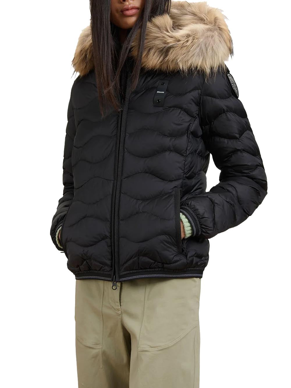 ALDIE Blauer Giubbino Donna 26wbldc03034 006047 Nero/beige