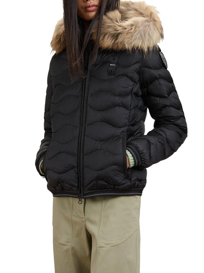 ALDIE Blauer Giubbino Donna 26wbldc03034 006047 Nero/beige