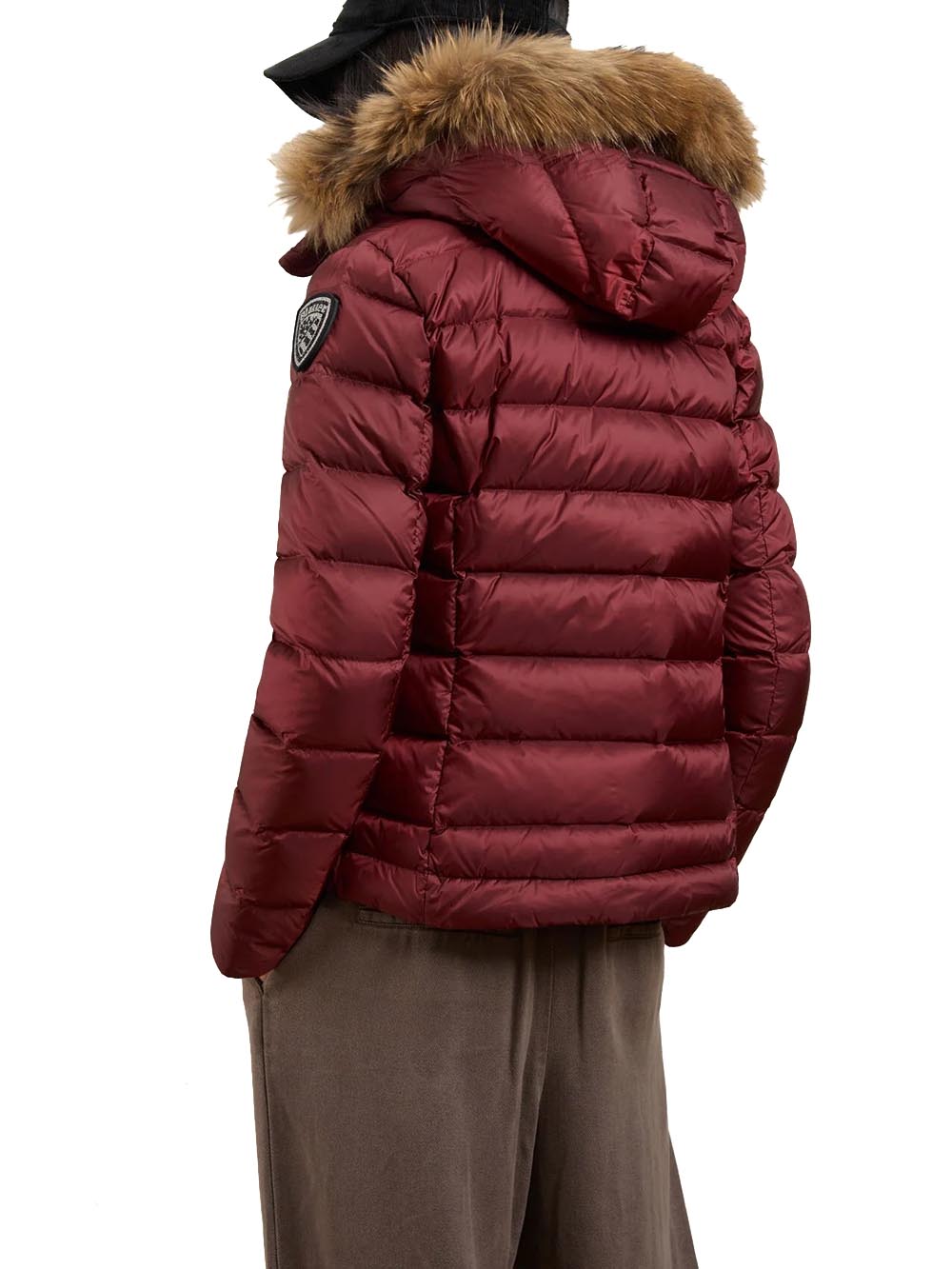 ARCADIA Blauer Giubbino Donna 26wbldc03038 006047 Rosso mogano/Beige