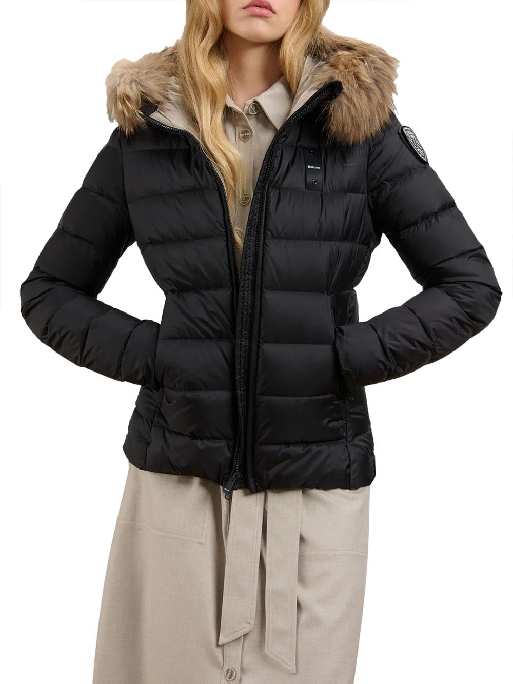ARCADIA Blauer Giubbino Donna 26wbldc03038 006047 Nero/beige