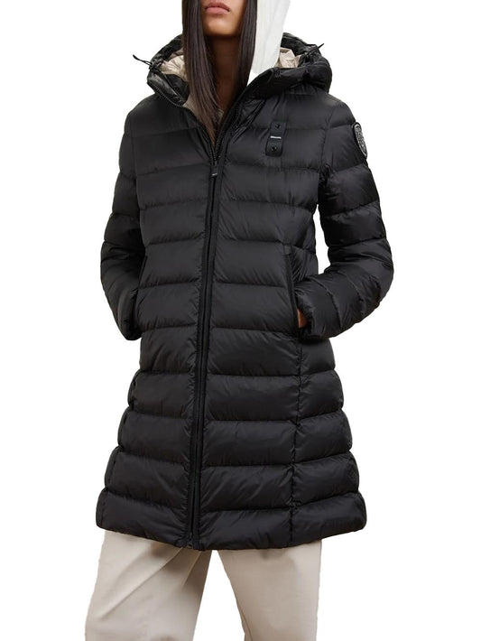 AGNES Blauer Giubbino Donna 26wbldk03039 006047 Nero/beige