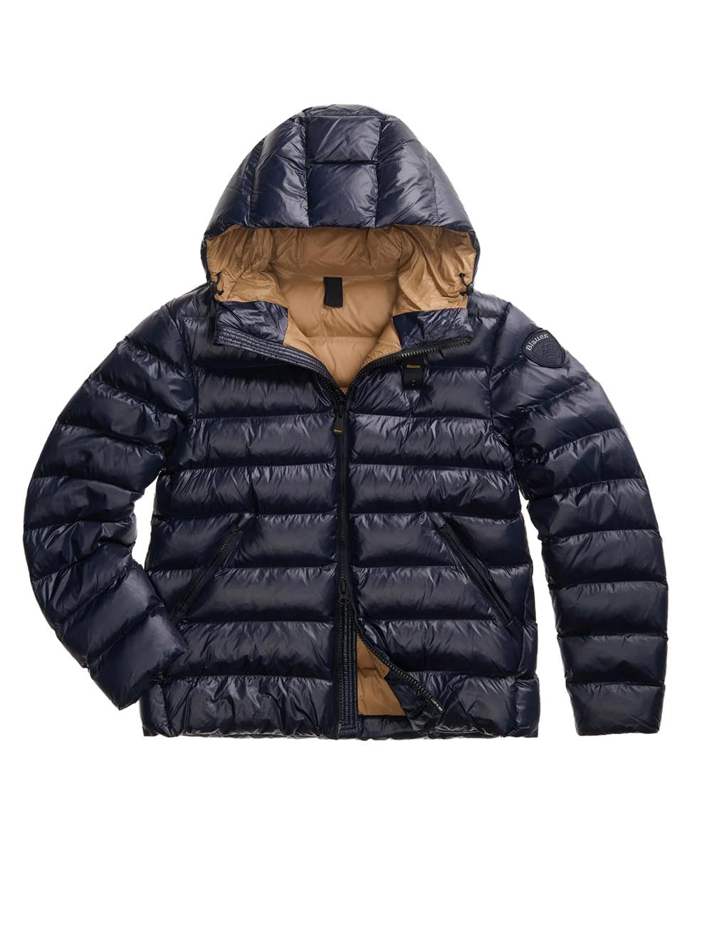 ADAMS Blauer Giubbino Uomo 26wbluc02054 005958 Blu/Tabacco