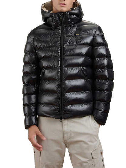 ADAMS Blauer Giubbino Uomo 26wbluc02054 005958 Nero/beige