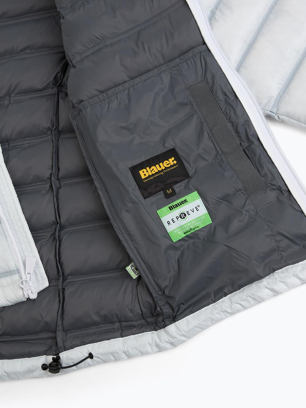 CHARLES Blauer Giubbino Uomo 26wbluc02218 007284 Ghiaccio