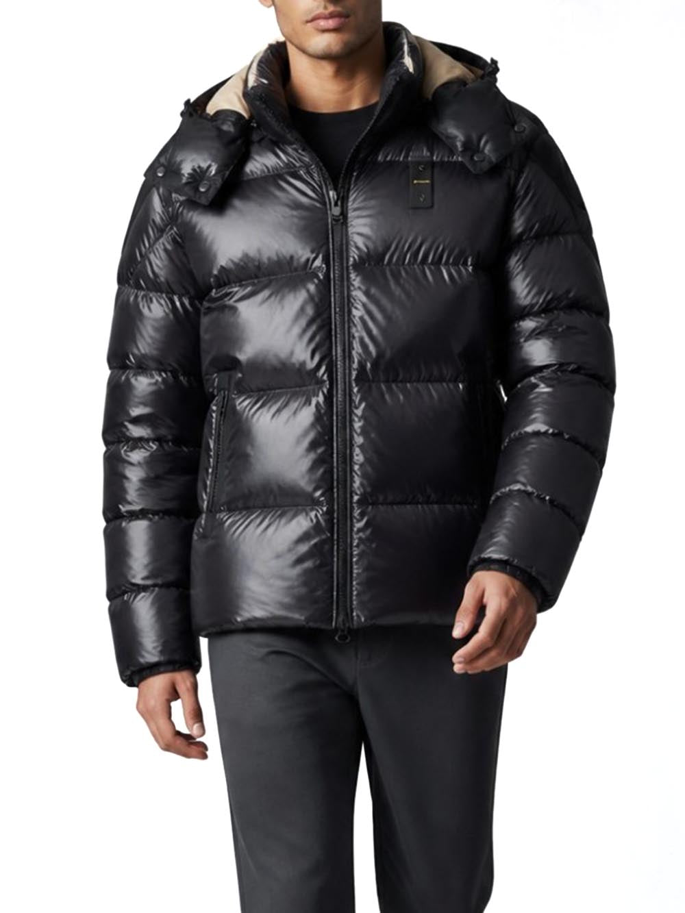 KIERNAN Blauer Giubbino Uomo 26wbluc02352 005958 Nero/beige