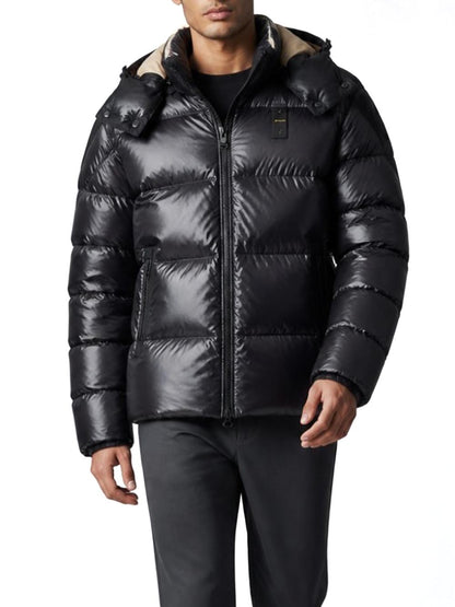 KIERNAN Blauer Giubbino Uomo 26wbluc02352 005958 Nero/beige