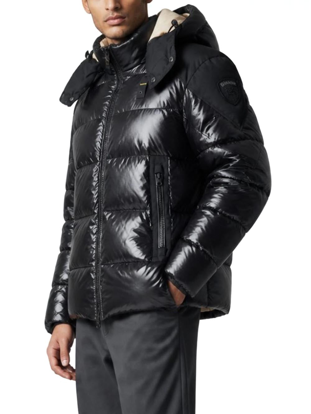 KIERNAN Blauer Giubbino Uomo 26wbluc02352 005958 Nero/beige