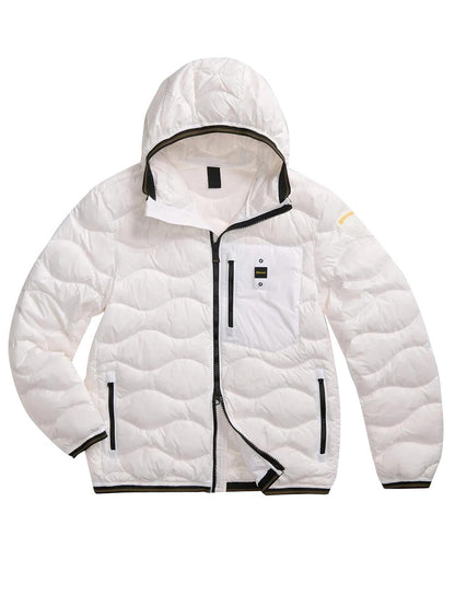 WAVE Blauer Giubbino Uomo 26wbluc03064 006355 Bianco