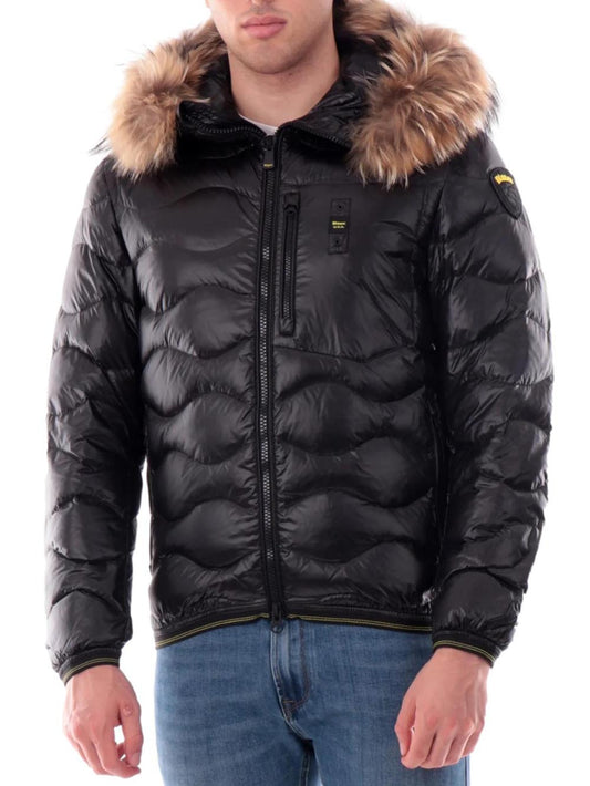WAVEFUR Blauer Giubbino Uomo 26wbluc03065 006355 Nero