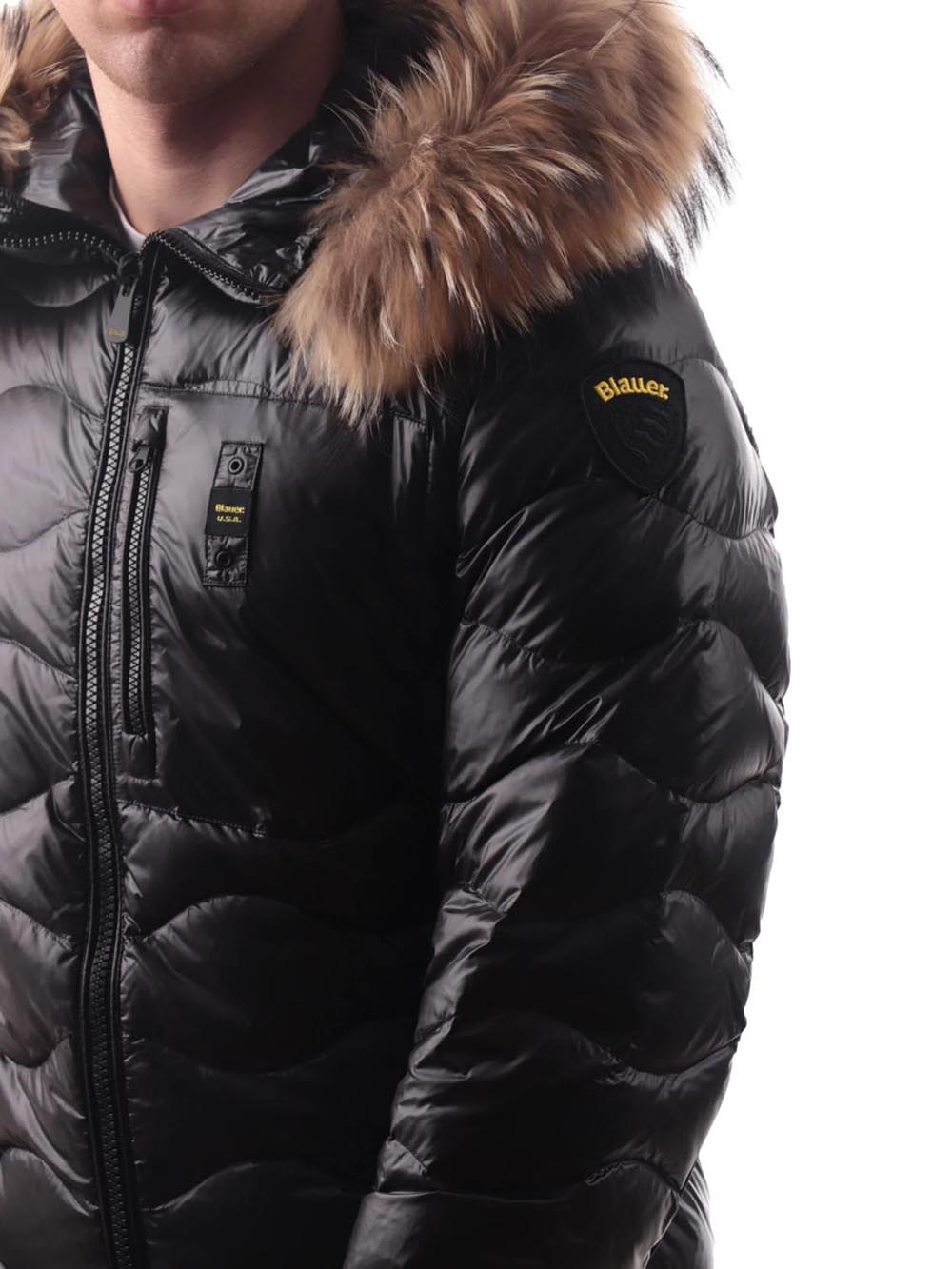 WAVEFUR Blauer Giubbino Uomo 26wbluc03065 006355 Nero