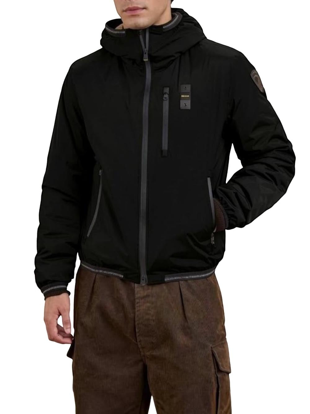 DEVON Blauer Giubbino Uomo 26wbluc11056 007110 Nero