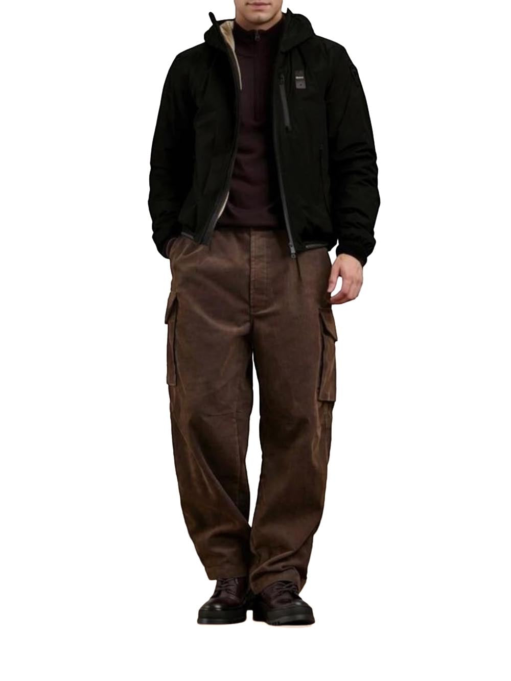 DEVON Blauer Giubbino Uomo 26wbluc11056 007110 Nero