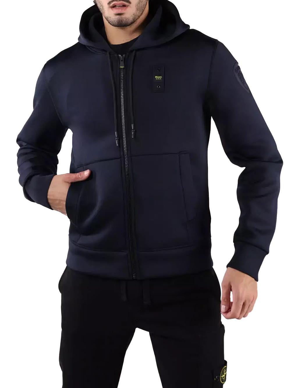 COLBY Blauer Felpa Uomo 26wbluf02394 007707 Blu