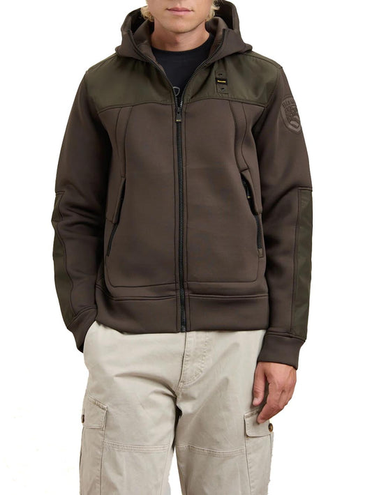 WILBERT Blauer Felpa Uomo 26wbluf02398 007707 Marrone scuro