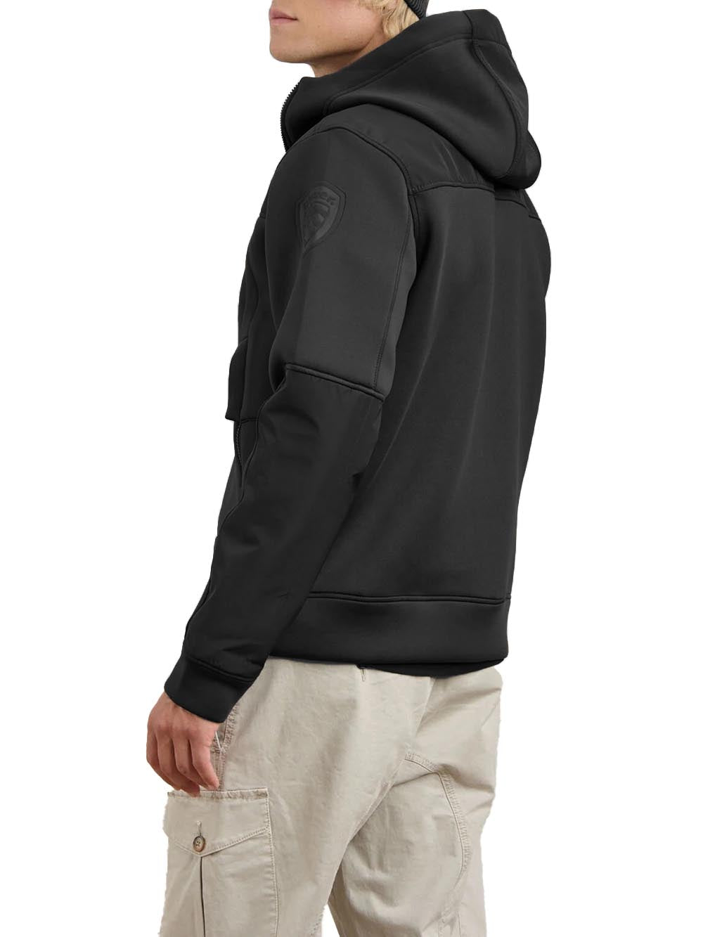 WILBERT Blauer Felpa Uomo 26wbluf02398 007707 Nero