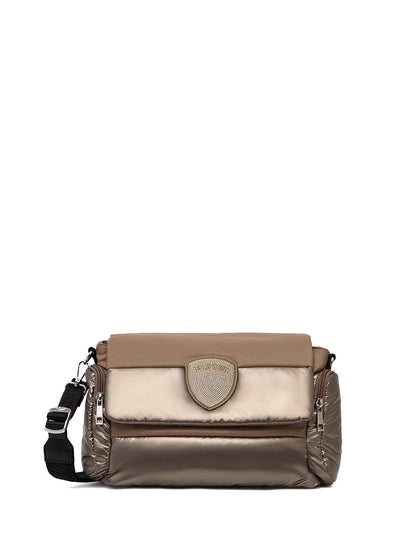 polyester nylon briefcase Blauer Borsa a Tracolla Donna F6jenna02/pad Beige