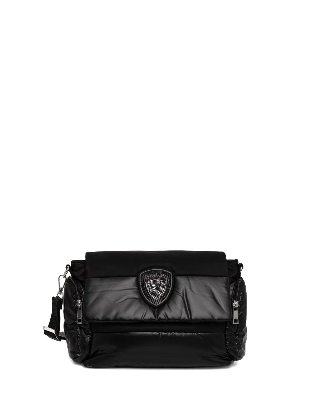 polyester nylon briefcase Blauer Borsa a Tracolla Donna F6jenna02/pad Nero