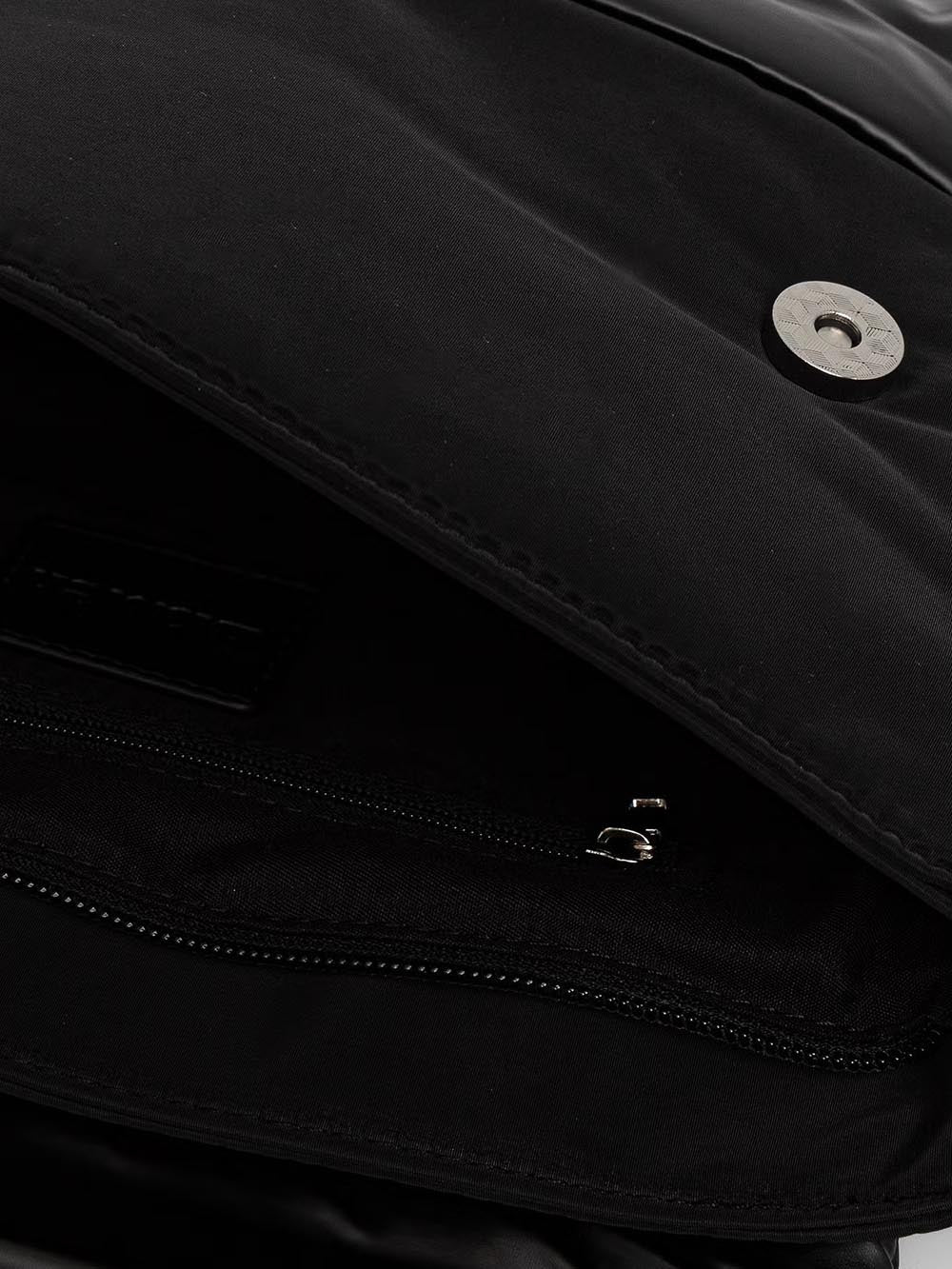 polyester nylon briefcase Blauer Borsa a Tracolla Donna F6jenna02/pad Nero