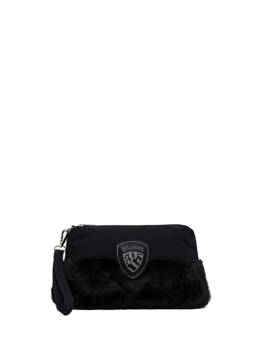 polyester nylon clutch Blauer Pochette Donna F6mira02/pad Nero