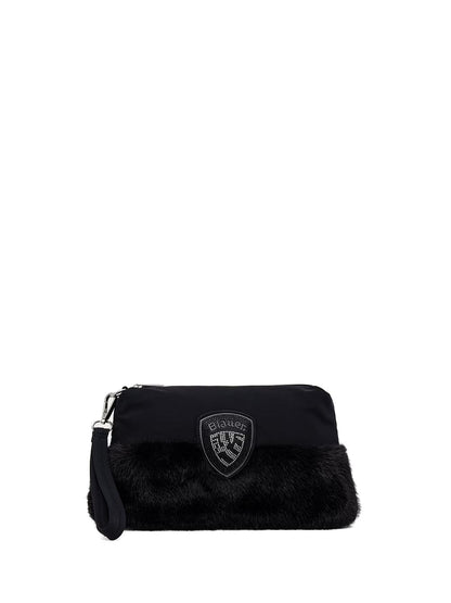 polyester nylon clutch Blauer Pochette Donna F6mira02/pad Nero