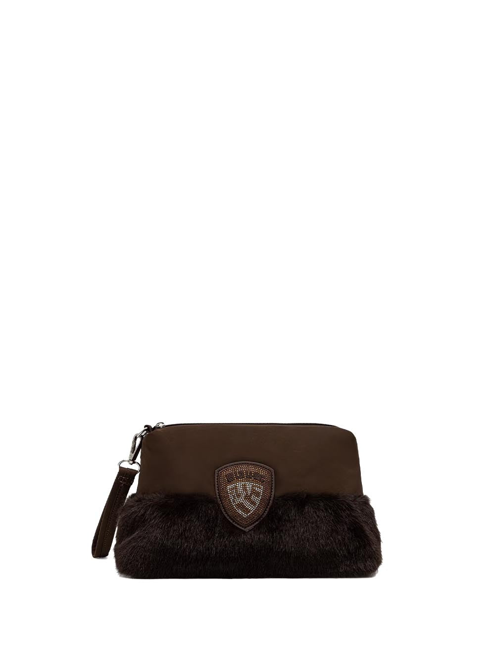polyester nylon clutch Blauer Pochette Donna F6mira02/pad Marrone