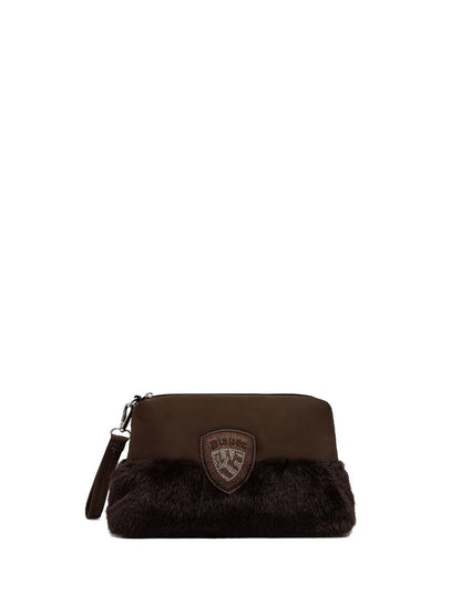 polyester nylon clutch Blauer Pochette Donna F6mira02/pad Marrone