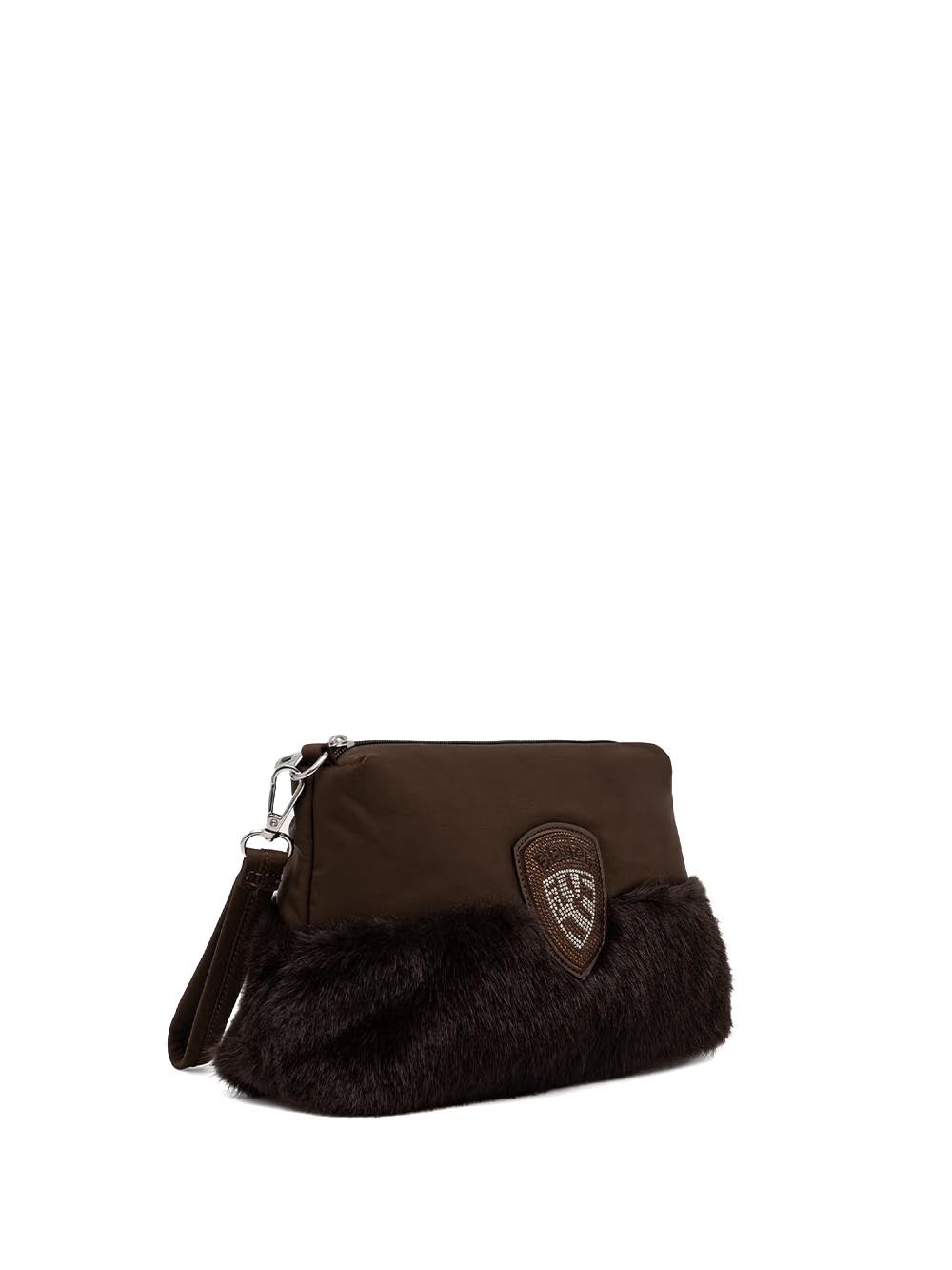 polyester nylon clutch Blauer Pochette Donna F6mira02/pad Marrone