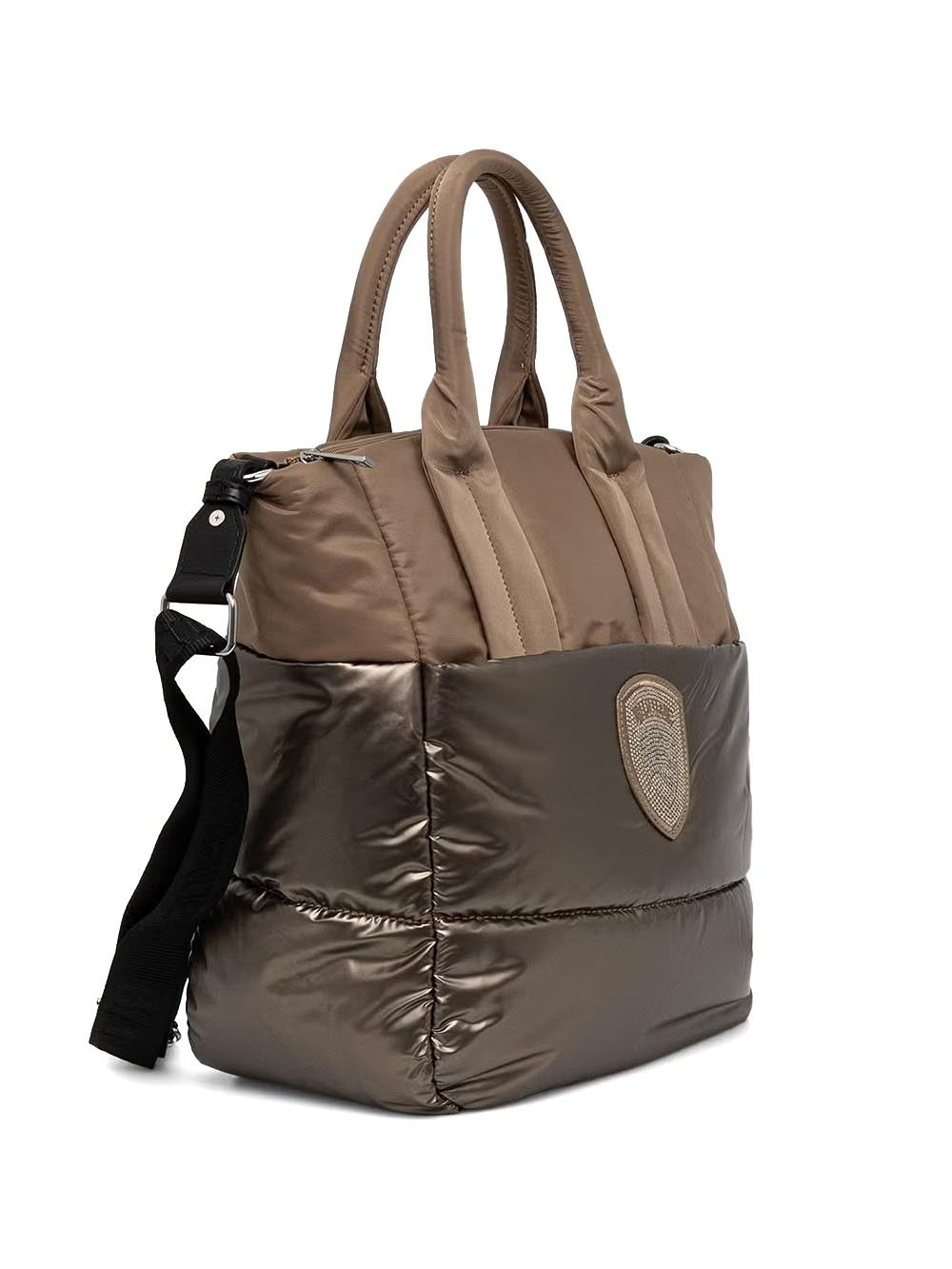 polyester nylon tote bag Blauer Borsa a Tracolla Donna F6quartxl01/pad Beige