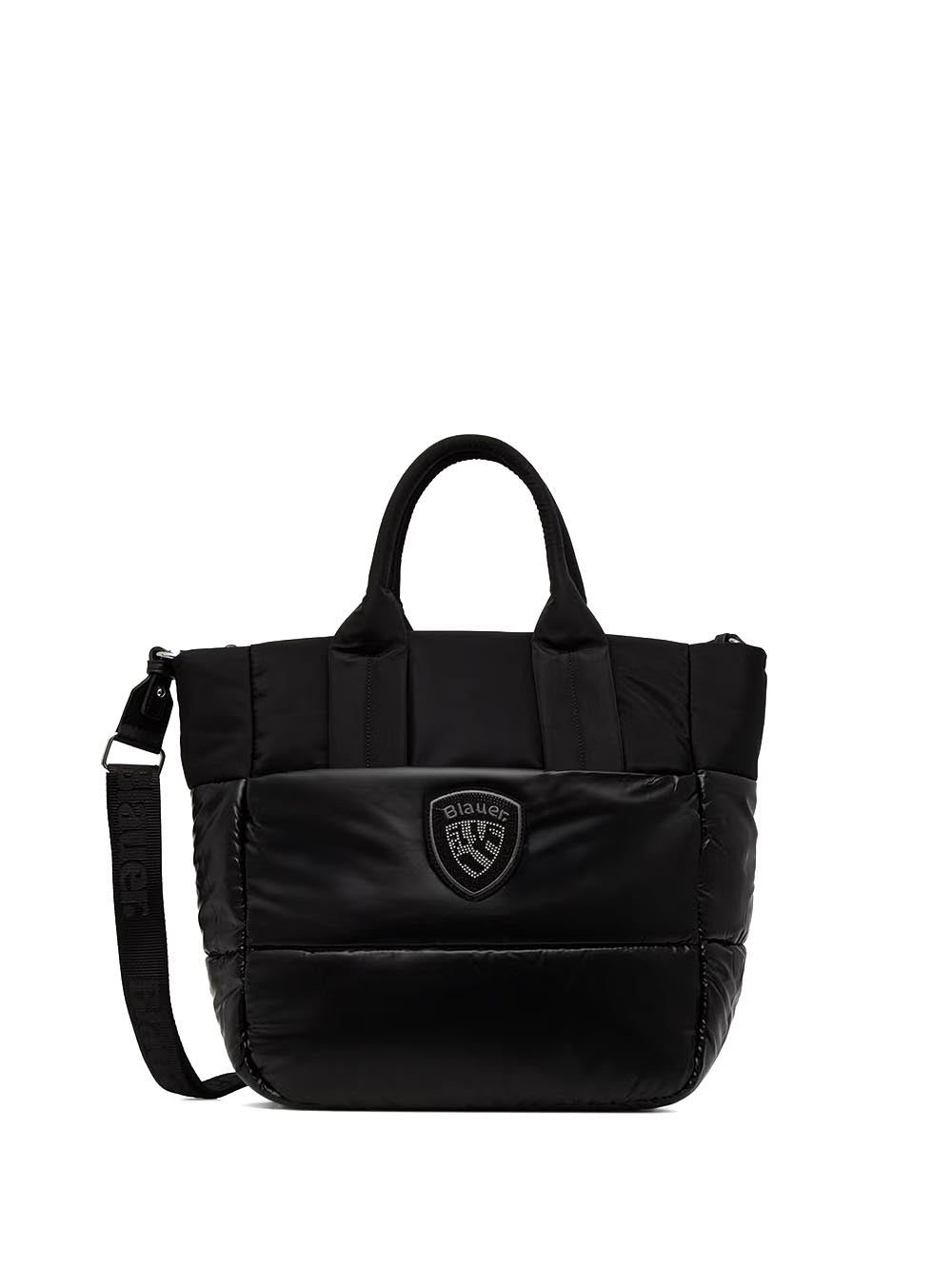 polyester nylon tote bag Blauer Borsa a Tracolla Donna F6quartxl01/pad Nero
