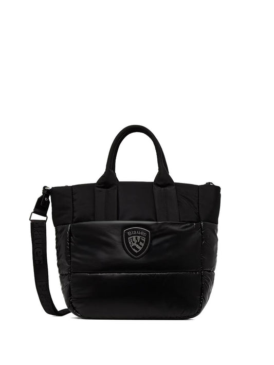 polyester nylon tote bag Blauer Borsa a Tracolla Donna F6quartxl01/pad Nero